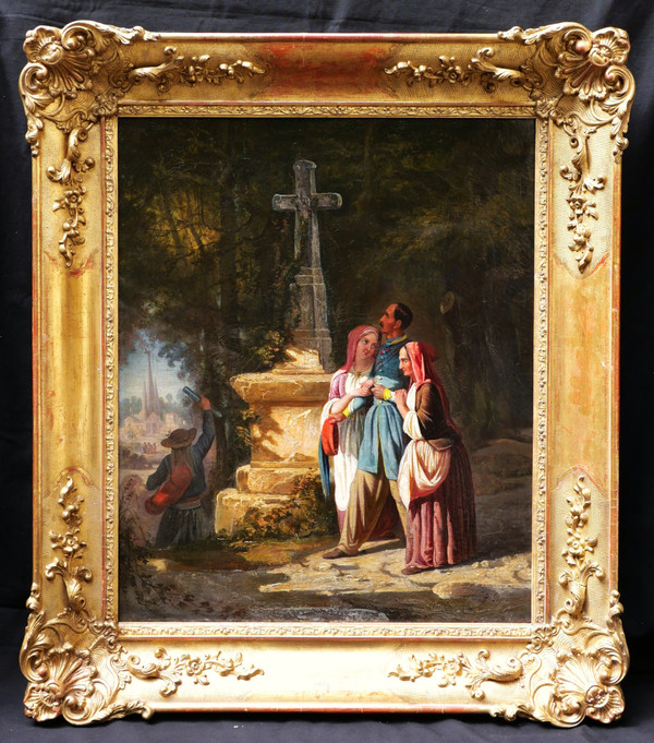 Louis Henri Joseph PEYRONNET, The return of the soldier to his native Brittany