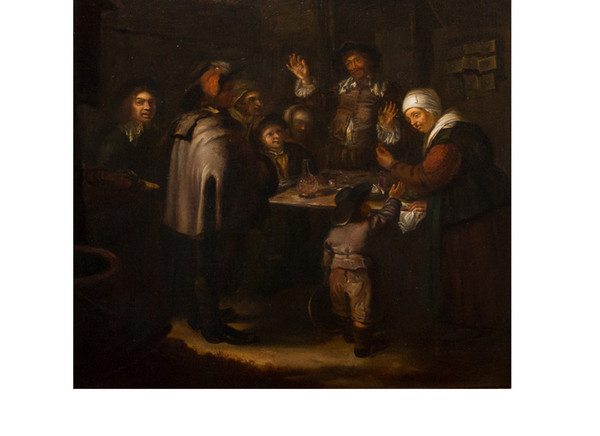 Le Charlatan d’après Frans Van Mieris fin XVIIIe Siècle