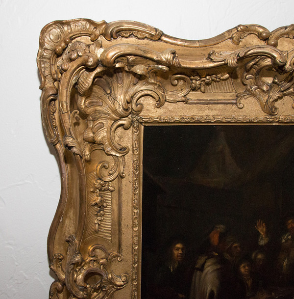 Le Charlatan d’après Frans Van Mieris fin XVIIIe Siècle