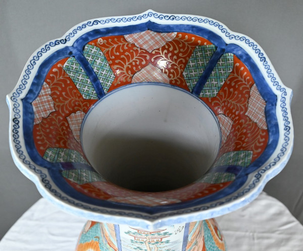 Importante vaso Arita, epoca Meiji, Giappone - Fine XIX secolo