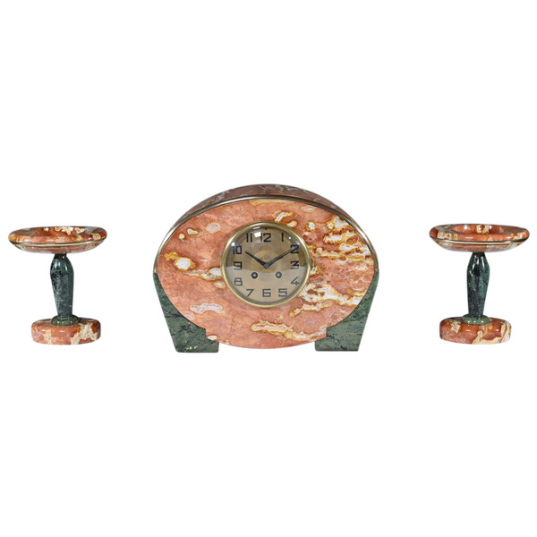 Marble fireplace surround, signed DiediSheim, Art Deco period - 1920