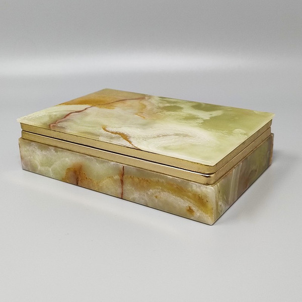 1960s Astonishing Box in Onyx. Made in Italy