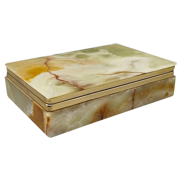 1960s Astonishing Box in Onyx. Made in Italy