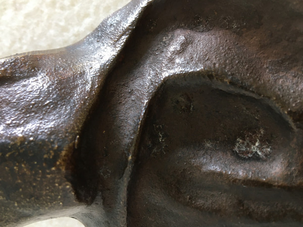 Vide poche en bronze, Signé de Georges Delpérier, Art Nouveau