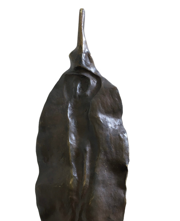 Vide poche en bronze, Signé de Georges Delpérier, Art Nouveau