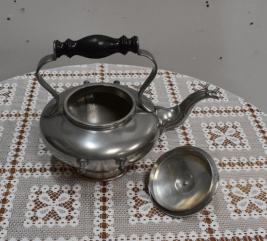 Samovar en Cuivre Argenté, style Louis XV - 2ème moitié du XIXe