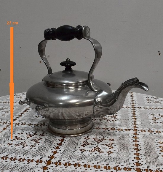 Samovar en Cuivre Argenté, style Louis XV - 2ème moitié du XIXe