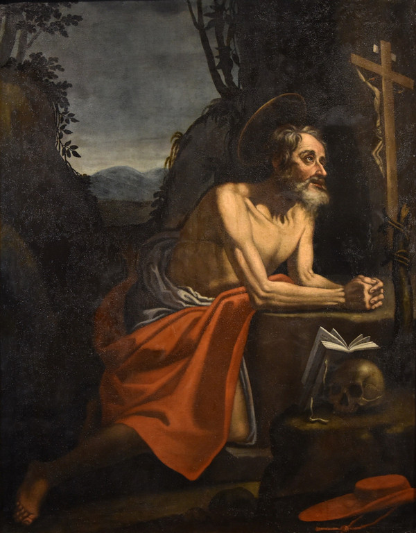 Heiliger Hieronymus Büßer, Hendrick De Somer Dit Enrico Fiammingo (Lokeren 1602 - Neapel 1655)