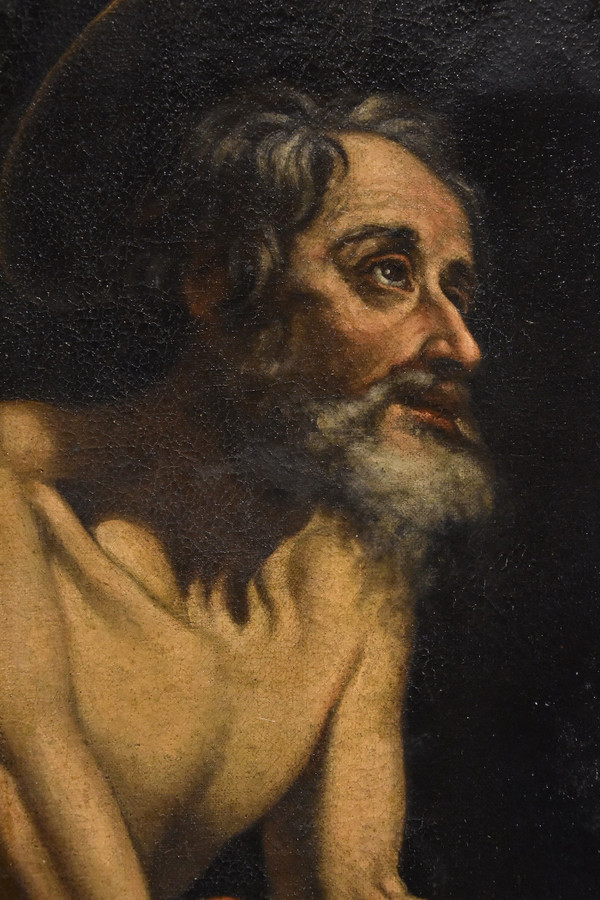 Heiliger Hieronymus Büßer, Hendrick De Somer Dit Enrico Fiammingo (Lokeren 1602 - Neapel 1655)