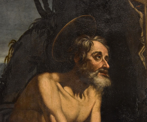 Heiliger Hieronymus Büßer, Hendrick De Somer Dit Enrico Fiammingo (Lokeren 1602 - Neapel 1655)