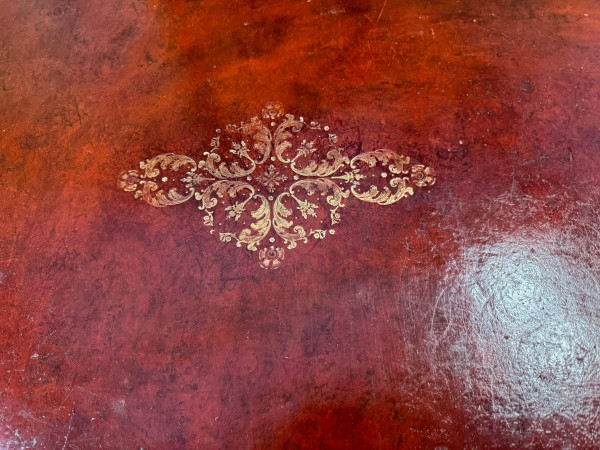 BUREAU PLAT DE STYLE LOUIS XV