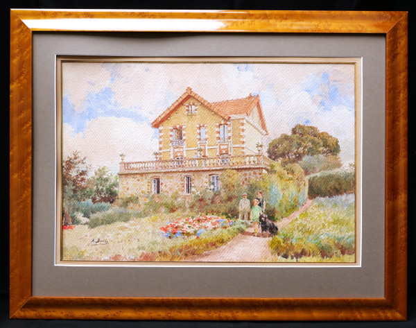 A. BOURY, Eine glückliche Familie
