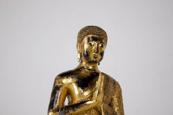 Adorante in bronzo dorato, Rattanakosin.