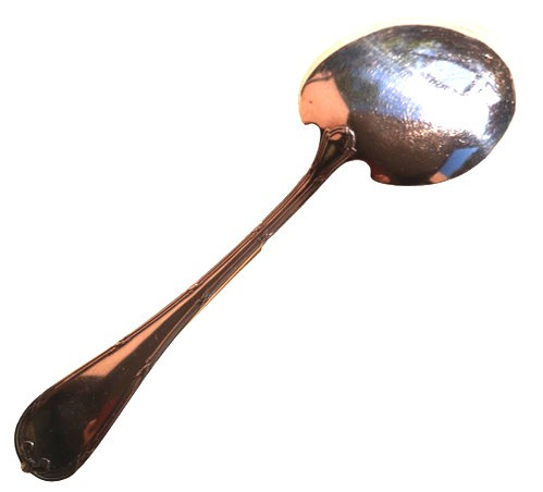 Antique Christofle ice cream scoop model Rubans
