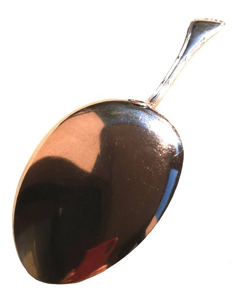 Antique Christofle ice cream scoop model Rubans