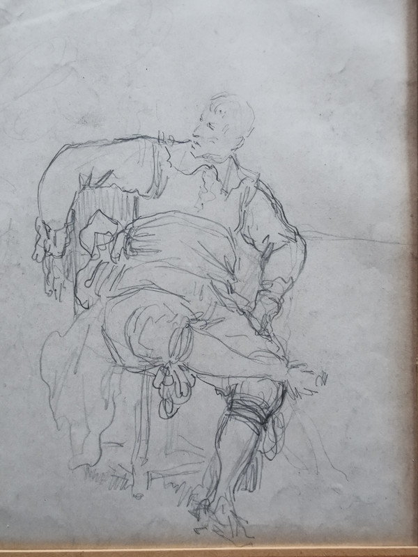Disegno di moschettiere di F Roybet