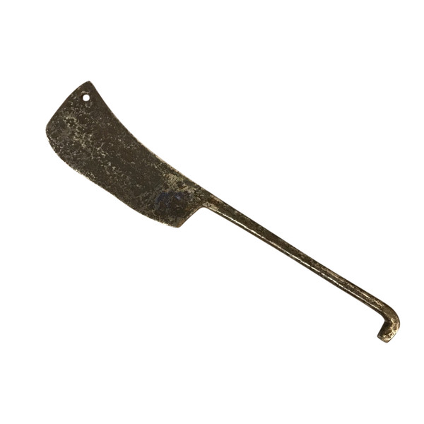 Beau hachoir ancien en fer forgé d'époque 18 ème 