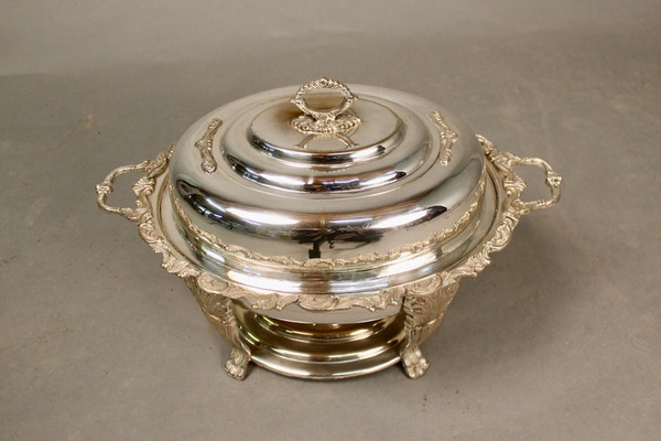 Bain Marie En Métal Argenté