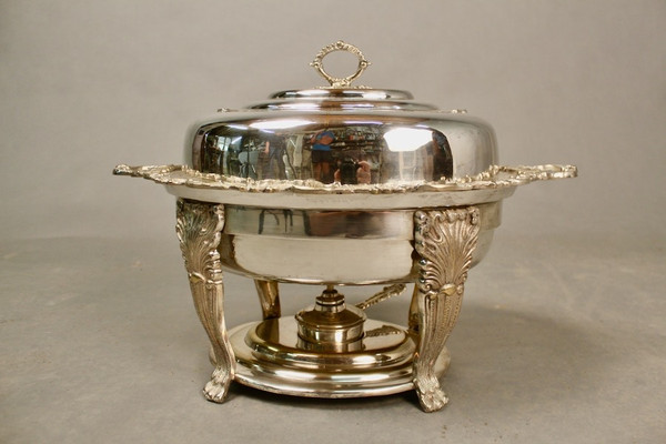 Bain Marie En Métal Argenté