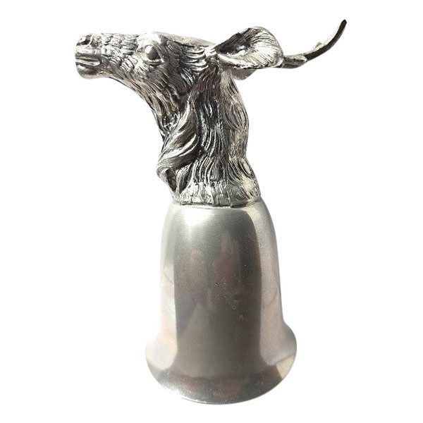 Sculpture Mauro Manetti Italy 1 goblet Deer ice bowl year 60