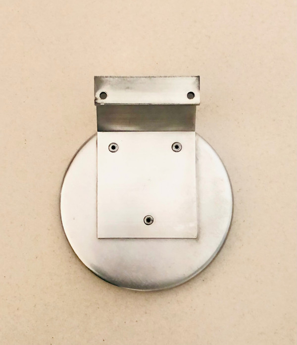 Maniglia per porta in ceramica e alluminio, Francia 1970