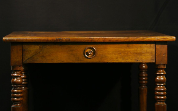 Small 19th century  Louis Philippe walnut table 
