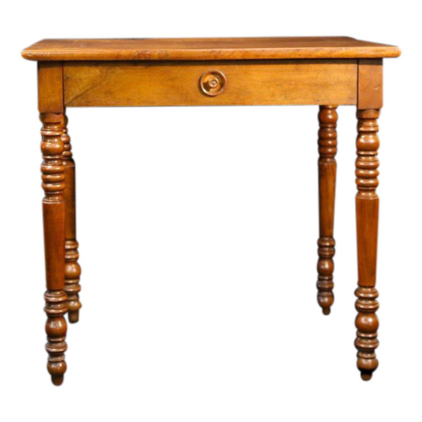 Small 19th century  Louis Philippe walnut table 