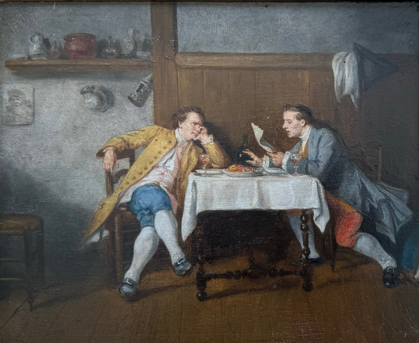 Meissonier (attribué) - La Confidence