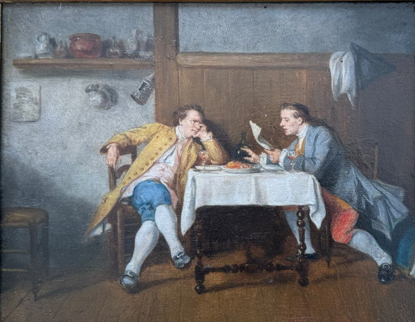 Meissonier (attribué) - La Confidence
