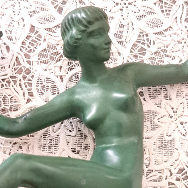 Art Deco sculpture by Marcel-André Bouraine (1886 - 1948) known as Briand