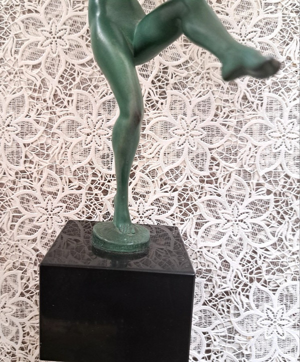 Art Deco sculpture by Marcel-André Bouraine (1886 - 1948) known as Briand