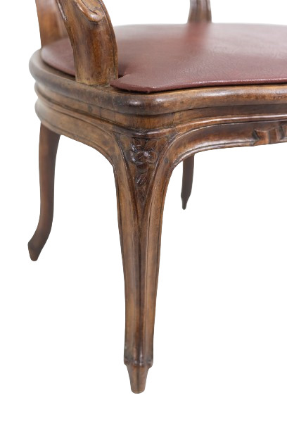 Pair of “cabriolet” armchairs in walnut and canework. Louis XV period. LS5209325/2750/4