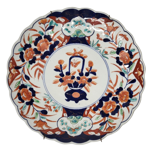 Piatto in porcellana Imari - Giappone - XIX secolo