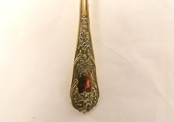 Posate 4PZ Argento Vermeil Vecchio Vital-Antoine Cardeilhac Impero 19°