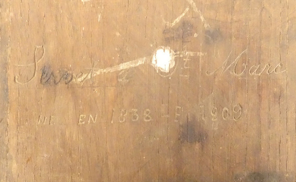 Paire Panneaux Bois Sculpté Toilette Naissance Vénus De Vinci Servet XXème