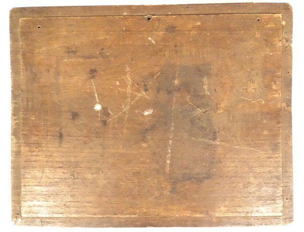 Paire Panneaux Bois Sculpté Toilette Naissance Vénus De Vinci Servet XXème