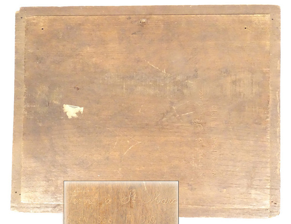 Paire Panneaux Bois Sculpté Toilette Naissance Vénus De Vinci Servet XXème