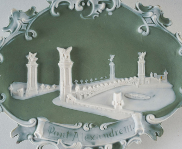 A Pair of Wedgwood Style Porcelain Plates 1900