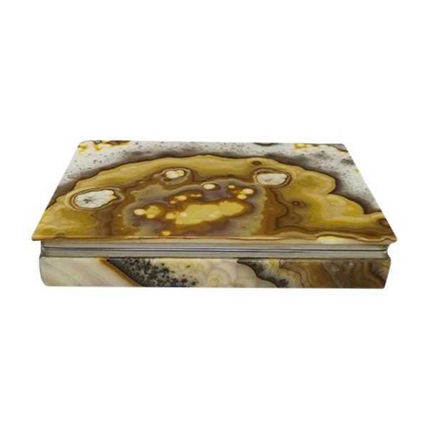 1960s Astonishing Box in Onyx. Made in Italy
