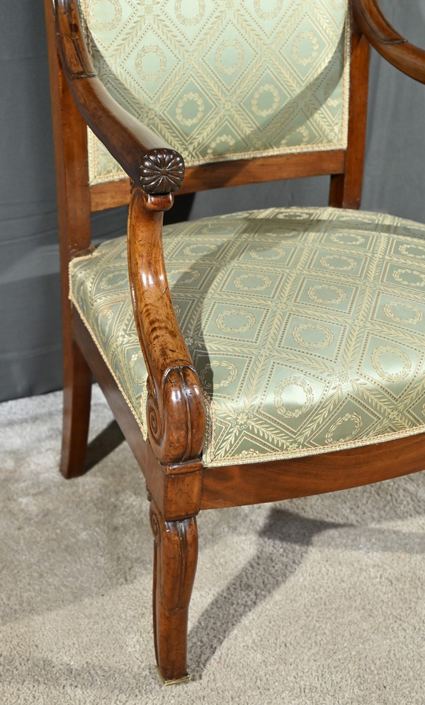 Coppia di Poltrone con Croci in Mogano, Epoca Restauro – Inizio XIX Secolo