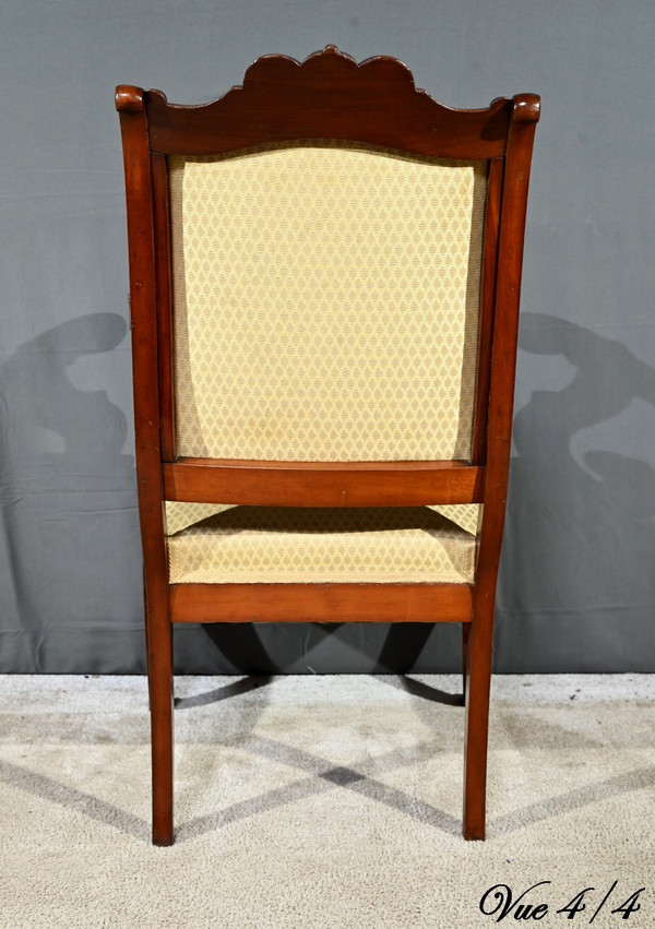 Fauteuil de Bureau en Acajou, époque Restauration – Début XIXe