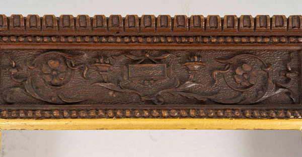 19th century carved wooden frame