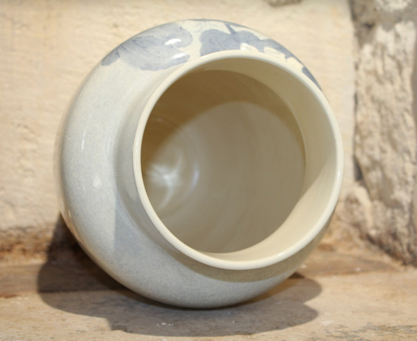 Large earthenware vase from Lunéville (Keller and Guérin) circa 1900-1920