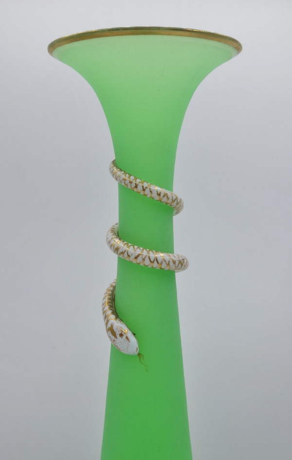 Opaline vase, Charles X.