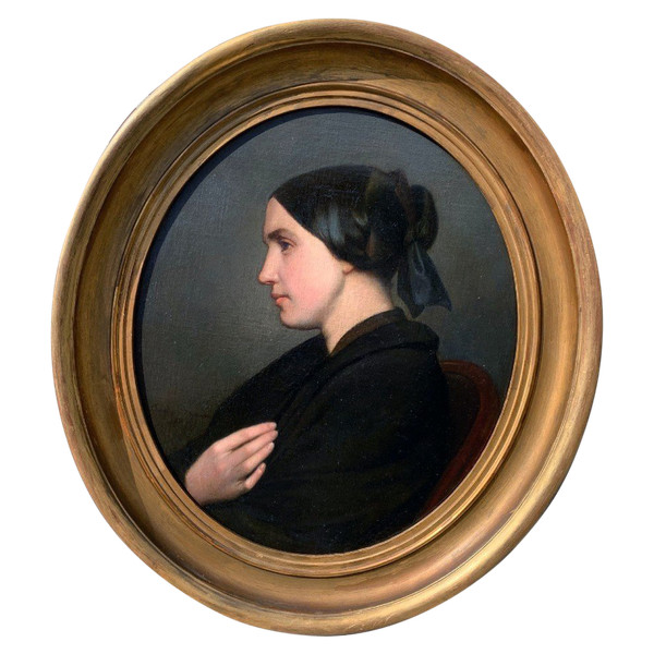 Profile of Woman of Baumes Amédée (182/?)