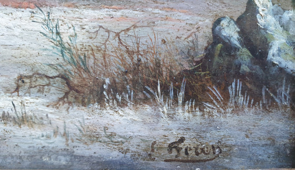 Edouard FEREY - La baita nella neve