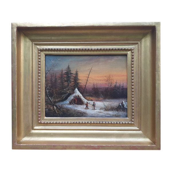 Edouard FEREY - La baita nella neve
