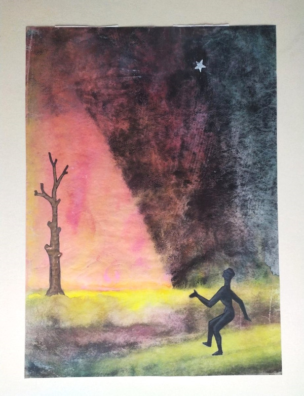 Jorge Soteras l'Etoile Du Berger Aquarell 20.