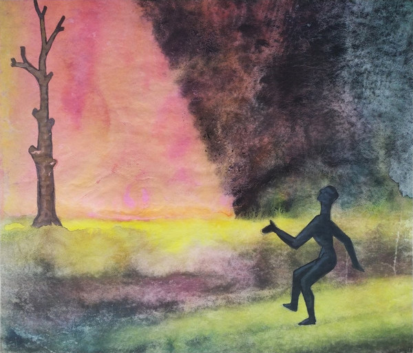 Jorge Soteras l'Etoile Du Berger Aquarell 20.