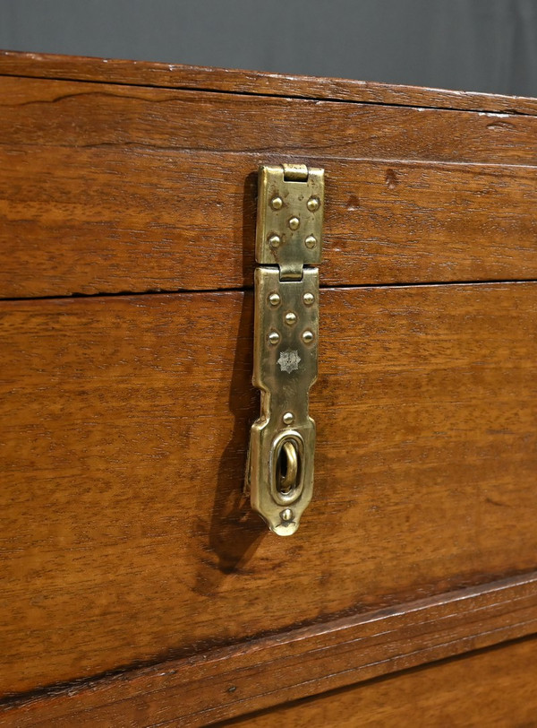 Grande baule da viaggio in mogano - Inizio XX secolo